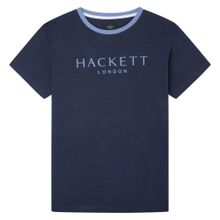 Hackett London HM500797 Heritage Classic Tee Lacivert Erkek T-shirt