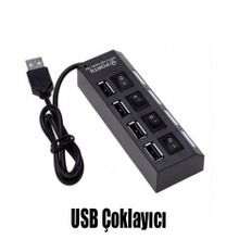 Hadron HD102 4 Port Anahtarlı USB Çoklayıcı