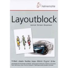 Hahnemühle Layoutblock 75 gr A3 75 Yaprak Marker Pad