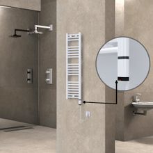 Haiti 300x1100 Düz Beyaz Parlak 300 watt Elektrikli Havlupan