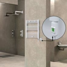 Haiti Elektrikli 300 Watt 600x700 cm Düz Beyaz On Off Düğmeli Havlupan