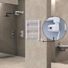 Haiti Elektrikli 300 Watt 600x700 cm Düz Beyaz Thesis Termostatlı Havlupan