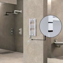 Haiti Elektrikli 300x700 Düz Beyaz Parlak Sol 200 Watt Havlupan