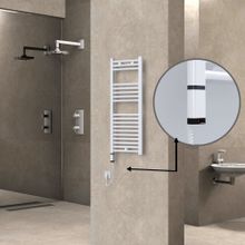 Haiti Elektrikli 400x1000 Düz Beyaz Parlak Sol 300 Watt Havlupan