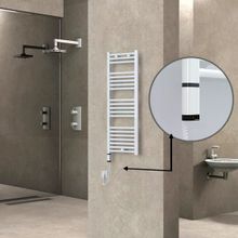 Haiti Elektrikli 400x1100 Düz Beyaz Parlak Sol 300 Watt Havlupan