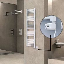Haiti Elektrikli 600 Watt 400x1500 cm Düz Beyaz Thesis Termostatlı Havlupan