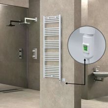 Haiti Elektrikli 600 Watt 500x1500 cm Düz Beyaz On Off Düğmeli Havlupan