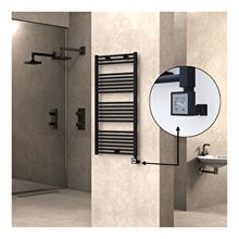 Haiti Elektrikli 600 Watt 600x1200 cm Düz Mat Siyah KTX3 Termostatlı Havlupan