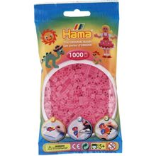Hama 1000'lik Şeffaf Pembe Midi Boncuk