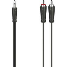 Hama HM.200720 3.5 mm - 2RCA Stereo 2 m Siyah USB Kablo