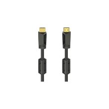 Hama Hm.205010 Siyah Hs Ethernet Altın Uç 4K 15 mt Hdmi Kablo