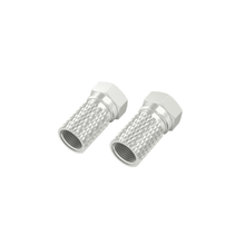 Hama HM.205205 F Fiş 6.5 mm Vidalı 2 Parça Ucu Beyaz Uydu Kablosu