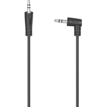 Hama HM.205286 3.5 mm - 3.5 mm 90° 1.5 mt Siyah Stereo Ses Kablosu