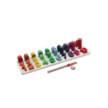 Hamaha Hmh-710 Wooden Toys Ahşap Eğitici Geliştirici Oyuncak Logaritma Oltalı Balık Tutma Sayı Dizilişleri