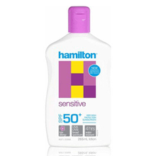 Hamilton Sensitive Hassas Lotion 265 ML Spf50+ Hassas Ciltler İçin Güneş Kremi