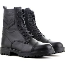 Hammer Jack 17640 Siyah Hakiki Deri Fermuarlı Erkek Bot