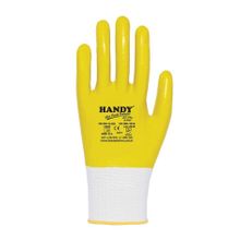 Handy H1601 Nitril Tam Kaplama Sarı No:10 İş Eldiveni