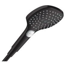 Hansgrohe 26520670 HG Raindance 120 3 Jet Mat Siyah Select E El Duşu