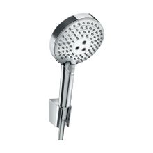 Hansgrohe 27669000 120 3 Jet Powderrain 125 cm Duş Hortumu İle Raindance Select S Duş Askı Seti