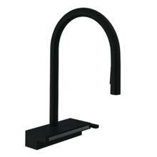 Hansgrohe 73831670 Aquno Select M81 Tek Kollu Siyah Eviye Bataryası