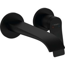 Hansgrohe 75050670 Vivenis Ankastre 195 mm Satin Siyah Lavabo Bataryası