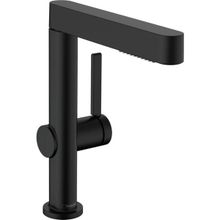 Hansgrohe 76063670 Finoris Satin Siyah 230 Spiralli 2 Jet Bas-Aç Gider Seti ile Lavabo Bataryası