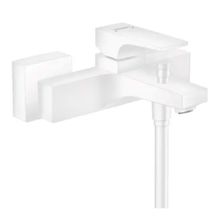 Hansgrohe Çubuk Volan Satin Beyaz Tek Kollu Aplike Banyo Bataryası