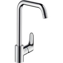 Hansgrohe Focus Krom Gri Tek Kollu Evye Bataryası