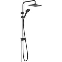 Hansgrohe Vernis Shape Satin Siyah 230 1 Jet Reno Ecosmart Duş Kolonu