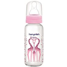 Hanymish 403 Pembe 125 ml Kulplu Cam Biberon