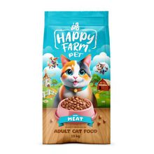 Happy Farm Etli 15 kg Yetişkin Kuru Kedi Maması