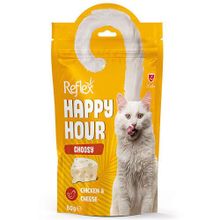 Happy Hour Choosy Tavuk Etli ve Peynir Seçici Kediler İçin 60 gr Kedi Ödülü