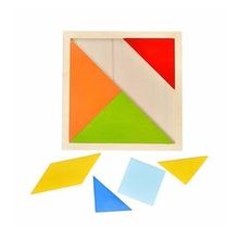 Happy Junior Montessori Eğitici Ahşap 7 Parça Oyuncak Tangram
