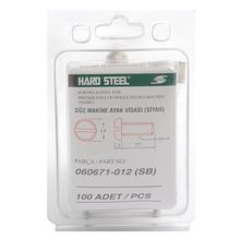 Hard Steel 060671-012 Düz Makine Siyah 100 Adet Ayak Vidası