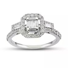 Harem Altın B12 0.63 Ct Baget Pırlanta Yüzük