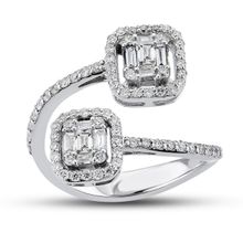 Harem Altın B14 0.70 Ct Baget Pırlanta Yüzük
