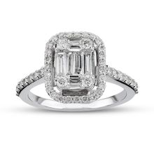 Harem Altın B17 0.72 Ct Baget Pırlanta Yüzük
