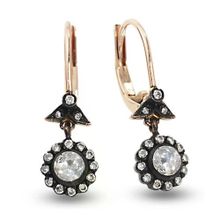 Harem Altın EK4 0.36 ct Elmas Zümrüt Pırlanta Küpe