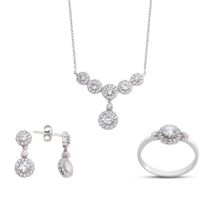 Harem Altın GMS156 Kadın Gümüş Set
