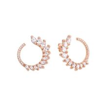 Harem Altın GMS602 Markiz Ay Gümüş Küpe