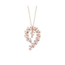 Harem Altın GMS888 Çiçek Tacı Harfli Kadın Gümüş Kolye