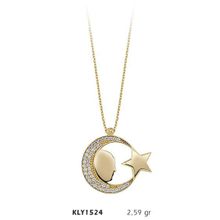 Harem Altın KLY1524 14 Ayar Altın Ayyıldız Kadın Kolye