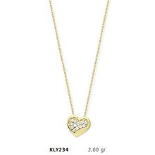 Harem Altın KLY234 14 Ayar Altın Kalp Kolye