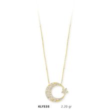 Harem Altın KLY535 14 Ayar Ay Yıldız Altın Kolye