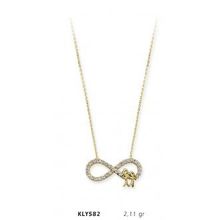 Harem Altın KLY582 14 Ayar Altın Sonsuzluk Kolye