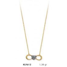 Harem Altın KLY612 14 Ayar Altın Sonsuzluk Kolye