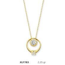 Harem Altın KLY783 14 Ayar Altın Tektaş Yüzük Kolye