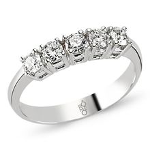 Harem Altın RMY207 18 Ayar Altın 0.60 Ct Pırlanta Beştaş Yüzük