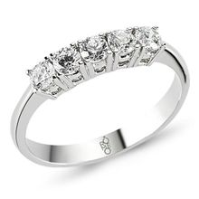 Harem Altın RMY506 18 Ayar Altın 0.70 Ct Pırlanta Beştaş Yüzük