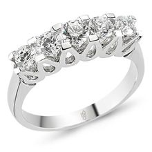 Harem Altın RMY507 18 Ayar Altın 1.00 ct Pırlanta Beştaş Yüzük